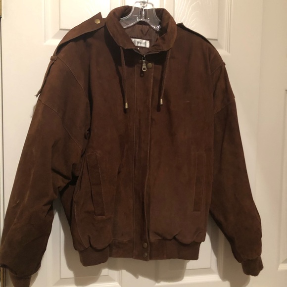 188 West Suede Leather Jacket - Picture 1 of 9